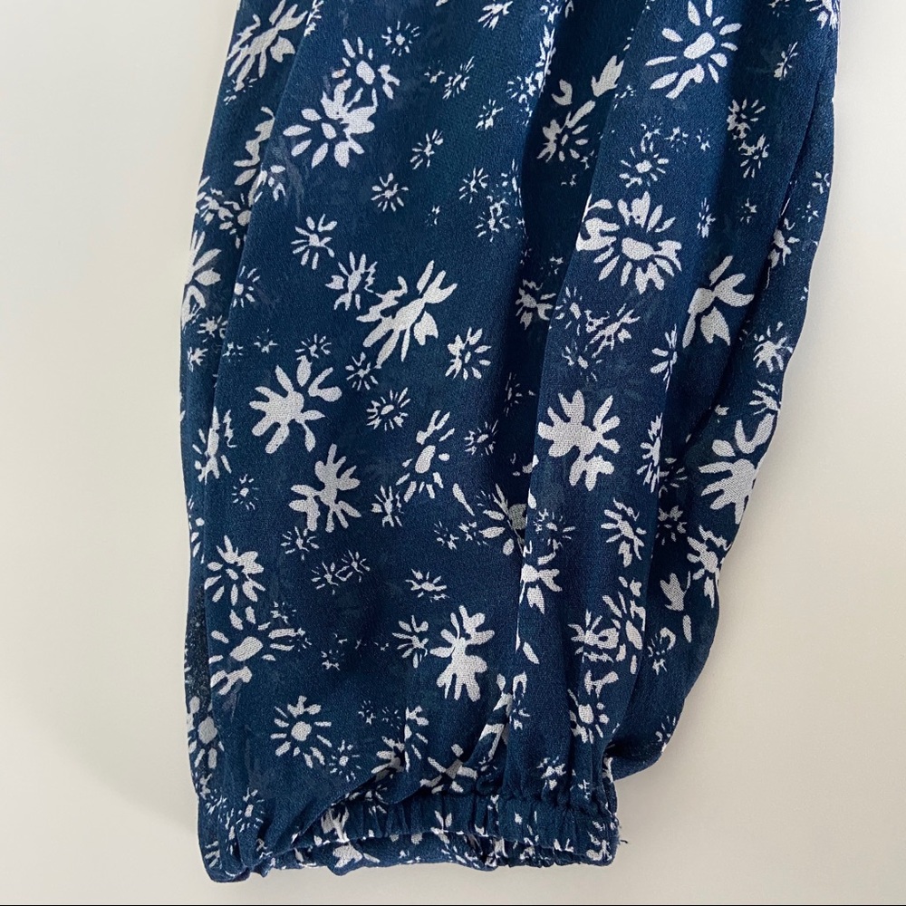 NWT Free People Blue Floral Wallflower Midi Dress - Picture 8 of 8